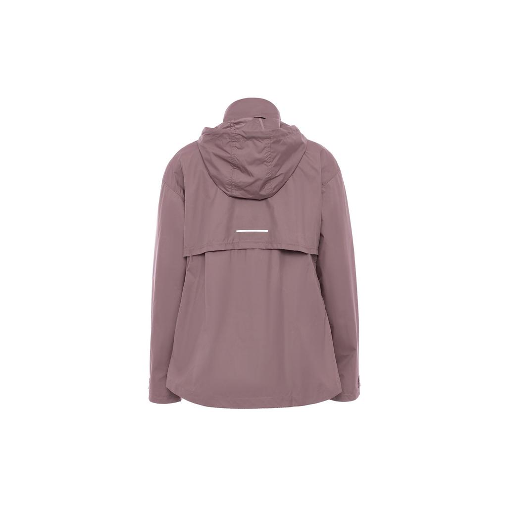 Nike Fast Solid Color Zip-Up Hooded Casual Long Sleeve Jacket Women Jackets Smoke-Grey Purple-Red FB7452-208