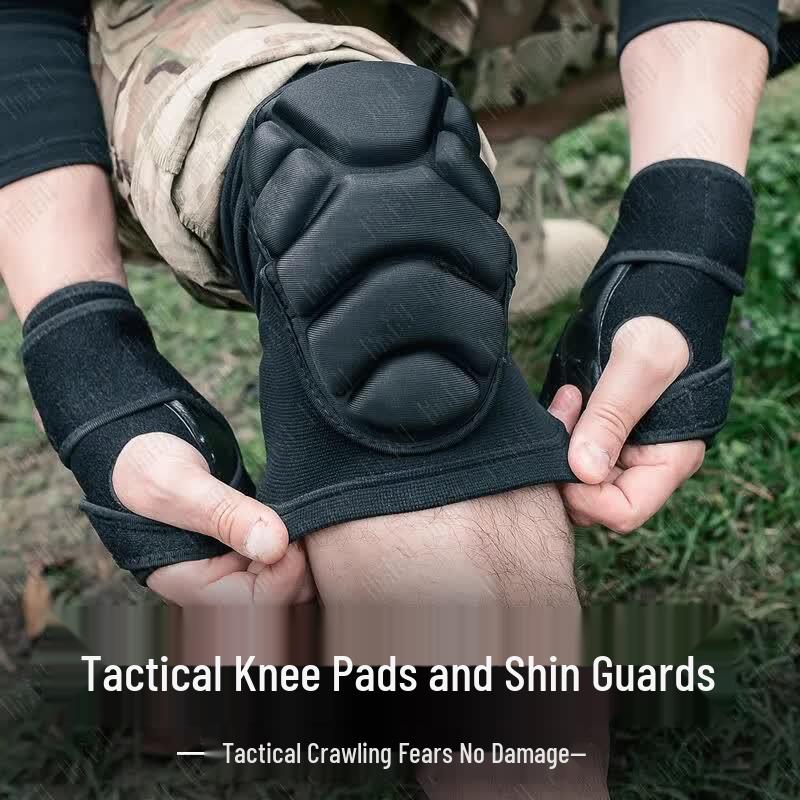Tactical Breathable Knee and Elbow Protective Gear Set