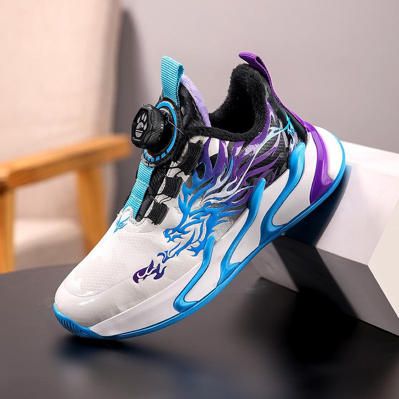 Boys Shoes New Spring and Autumn Mesh Children's Sports Shoes Primary School Students Casual Running Shoes Winter Leather