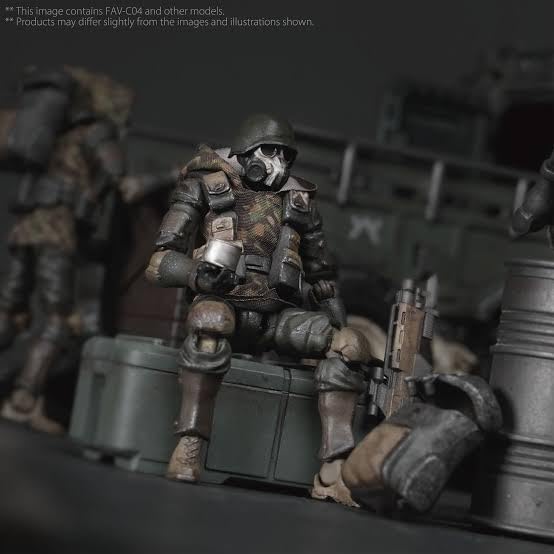 Acid Rain World FAV-C04 Marine Infantry, 1/18 Scale Pre-painted Articulated Military Figure (The Last Line of Defense) by TOYS ALLIANCE