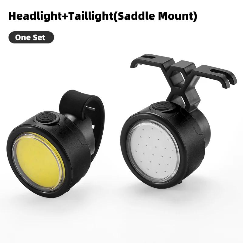 

продажи Водонепроницаемая велосипедная фара Портативная мини задняя фара для шоссейного велосипеда Перезаряжаемый комплект фонарей для горного велосипеда Велоаксессуары