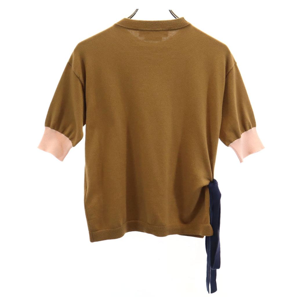 MARNI made in Italy Five-quarter sleeve knit 38 Brown Women Used