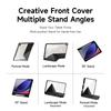 DUX DUCIS Magi Series for Samsung Galaxy Tab S10 FE/Tab S9/S9 FE Case Origami Stand Leather+PC+TPU Clear Back Cover