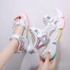Platform Women Sandals Rainbow Sole Girls Beach Shoes  New Summer Gladiator Sandles for Woman Wedge Sandalias Casual Shoes