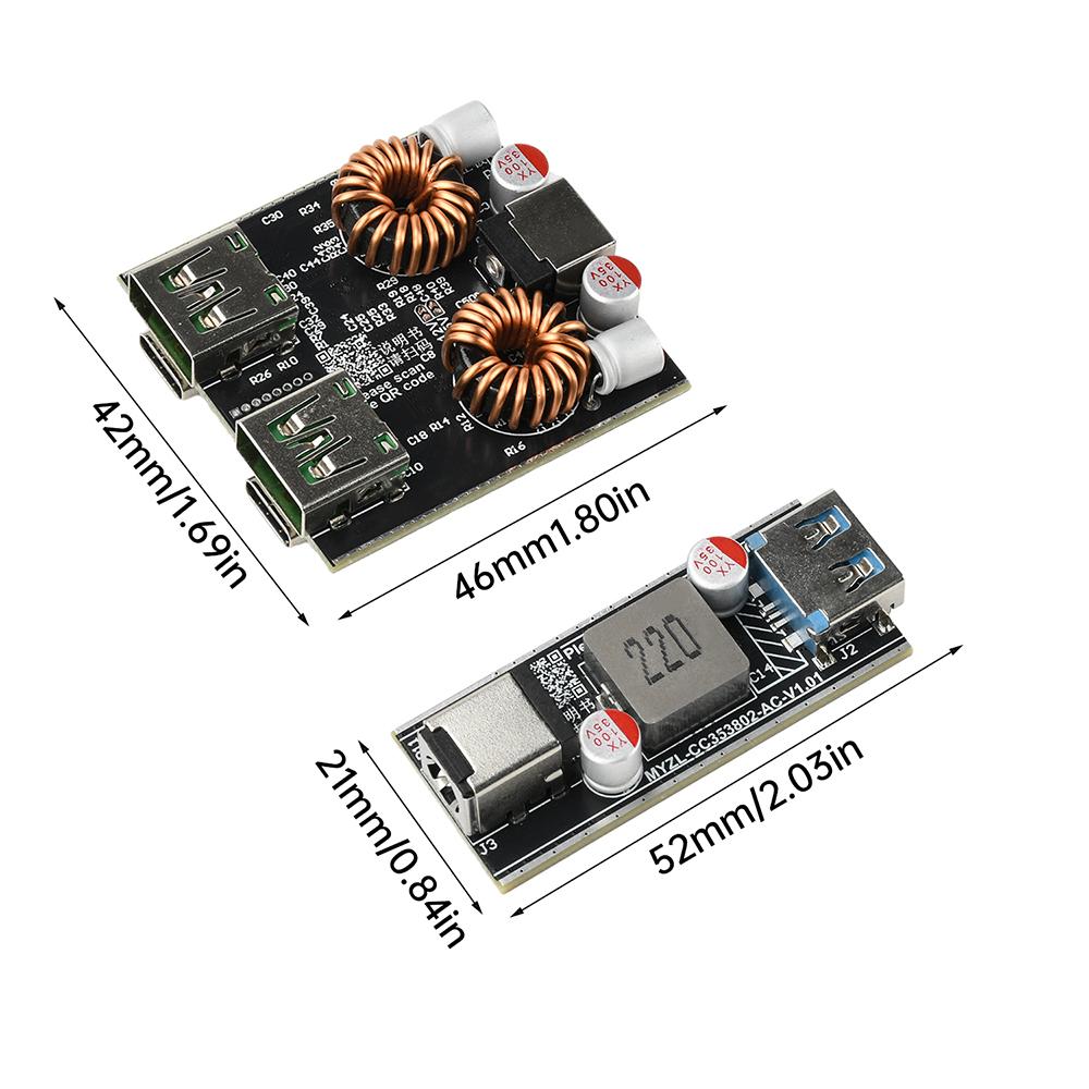 PD140W /100W Fast Charging Module Full Protocol DIY Motherboard intelligent Desktop Charger supports PD QC AFC FCP VOOC