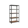 SONGMICS Shelving Unit, 50 x 100 x 200 cm, 875 kg Load Capacity (175 kg per Shelf), Industrial, Adjustable Storage Shelves, for Living Room, Kitchen