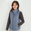 Womens Lightweight Down Vest Winter Warm Sleeveless Puffer With Stand Collar 86-90% White Duck