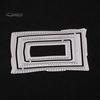 Rectangle Frame Cutting Die DIY Scrapbook Paper Cards Making Stencil Mold Decor