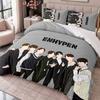 ENHYPEN 3Pcs Bedding Set Duvet Cover With Two Pillowcases For Bedroom Home Decoration