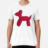 Bright Red Ballon Dog Premium T-Shirt S To 5XL Made In the AU/USA T-Shirt