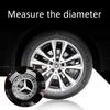 C200 E200 For Mercedes Benz 4PCS 75mm Car Wheel Center Cap Hub Covers Badge Accessories for Mercedes Benz AMG C E S GLE CLC Clas