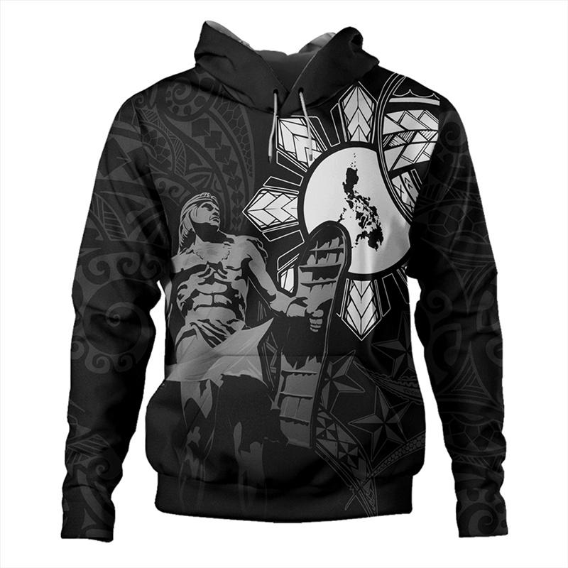 

3D філіппінські філіппінські полінезійські татуювання Lapu Lapu Sun Tribal Printed Hoodies для чоловіків, дитяча мода з капюшоном, крутий пуловер L