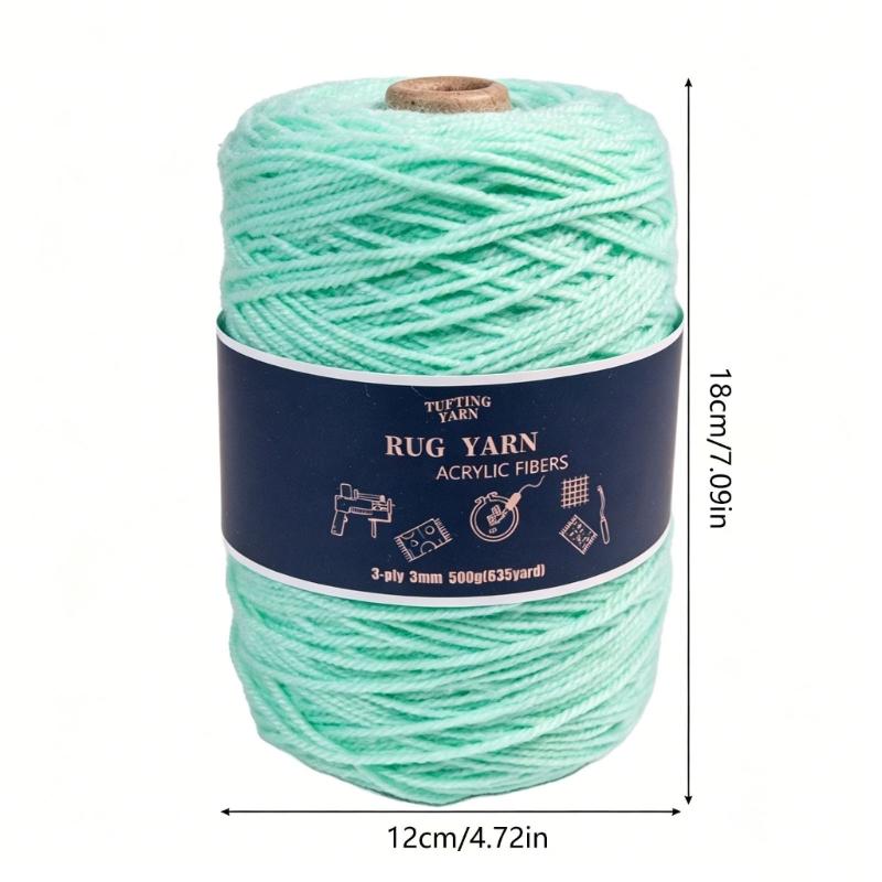 Long Time Use Tufting Yarn In Bright Color Great For Rugs And Decorative Textiles