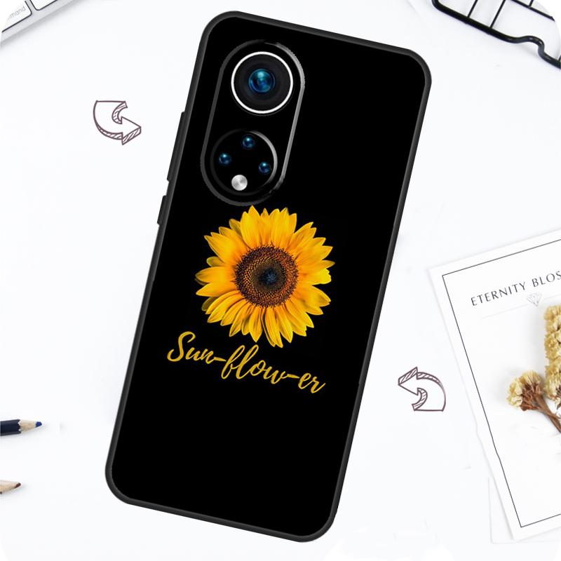 Beauty Yellow Sunflower Case For Honor Magic 5 6 7 Lite Honor 200 Pro X8b X9a X8a X8 X9 X9c X9b 50 70 90 Lite Cover