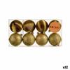 Lot De Boules De Noël Vert Pvc (12 Unités)