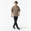 Soft Dry Training Size 32MAC557 Men's T-Shirt (Wide Silhouette), Moisture-Wicking, Quick-Drying, Camel, M,