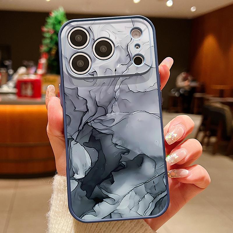 Case For iPhone 17 Pro Max Pink Marble Pattern Magnetic For Magsafe Hybrid Slim Matte Cover For iPhone 16 15 14 13 Pro Max