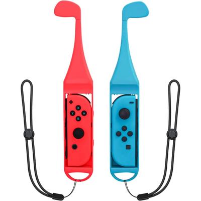 Golf Club for Nintendo Switch, Golf Clubs Compatible with Nintendo Switch - Red and Blue