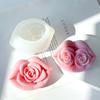 DIY Lip-Form Rose Flower Silicone Mold Aroma Candle Plaster Resin Mold Handmade Candle Making Supplies