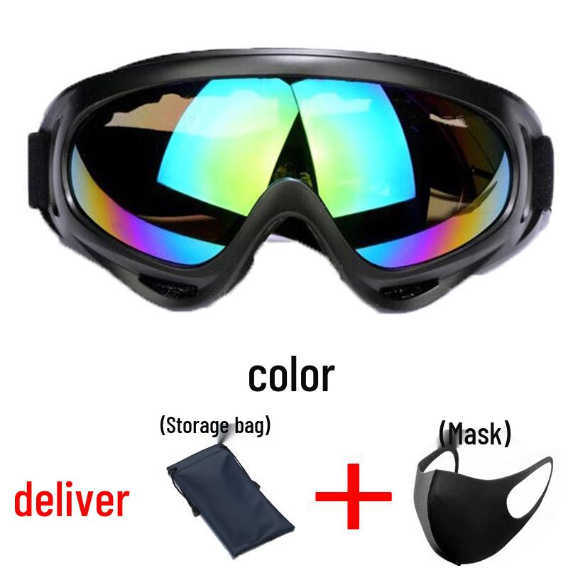 X400 Tactical Windproof Goggles for Cycling, Skiing, and Motorcycling - Military-Grade, Anti-Impact Protection.