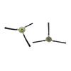 6Set Filters Side Brush For Lefant M330/M330 Pro Robot Vacuum Cleaner Replacement Part Home Cleaning Tools Side Brushes