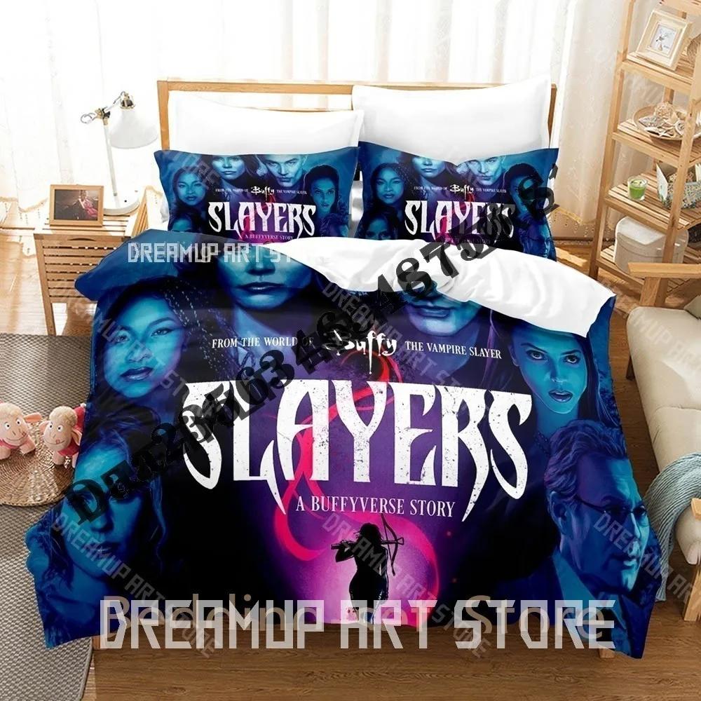 3D-Druck Buffy – Im Bann der Dämonen Bettwäsche-Set Einzelbett Twin Full Queen King Size Bettwäsche-Set Erwachsener Kinderzimmer Bettbezug-Sets