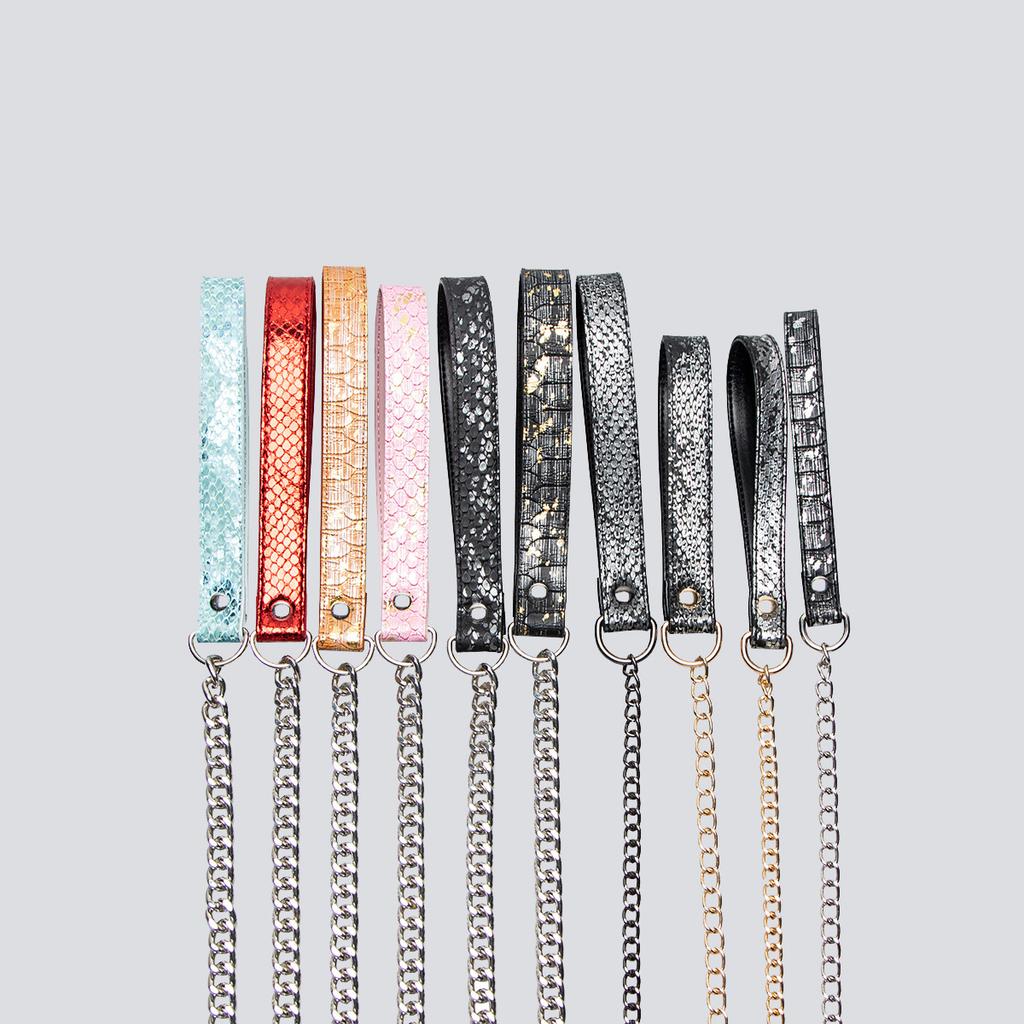 Saponification Liquid Handmade Butterfly Collar Choker Snake Skin Texture Niche PUPPY Neck