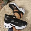 Large size sandals women's summer new wedge heel Velcro women's shoes platform casual shoes