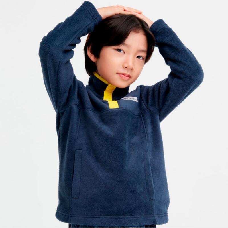 Columbia Kids Kids Fleece Pullover T shirT Blue