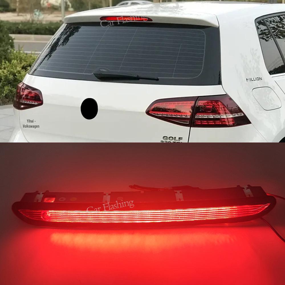 Compatible High-Level Brake Light with Nozzle for VW Golf 6/7, Polo, Tiguan