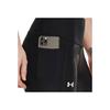 Under Armour HeatGear Armour Embossed Panel Compression Capri Women Bottoms Black 1365350-001
