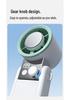 Portable Handheld Cooling Fan with Digital Display, Long Battery Life, USB Rechargeable, Foldable Design for Outdoor Use