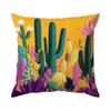 Pcs Illustration Of Desert Plants Singlesided Printed Pillowcase Cushion Coversuitable For Living Roombedroomcar Decoration
