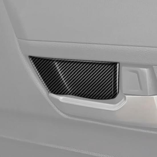For Toyota Tacoma 2024-2025 Carbon Fiber Inner Door Handle Bowl Panel Cover Trim