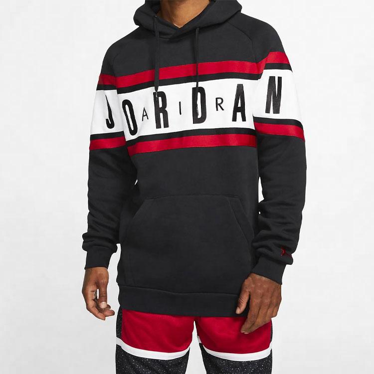 Air Jordan Fleece Pullover Hoodie Men Hoodies Black BQ5655-010