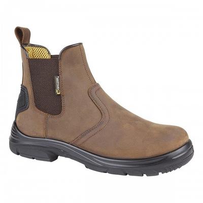 Mens Super Wide EEEE Fitting Pull On Safety Dealer Boots
