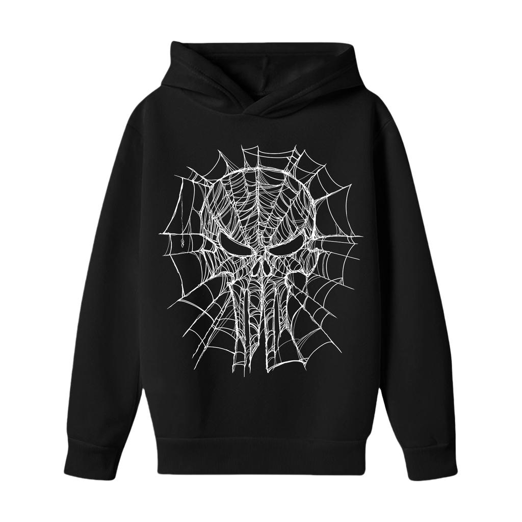 Kids Long Sleeve Loose Fit Letter Print Pullover Hoodie for Boys and Girls