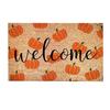 Non-Slip Pumpkin Welcome Mat Fall Decor Outdoor Entrance Rug Kitchen Bedroom Bathroom Living Room Autumn Halloween Decor