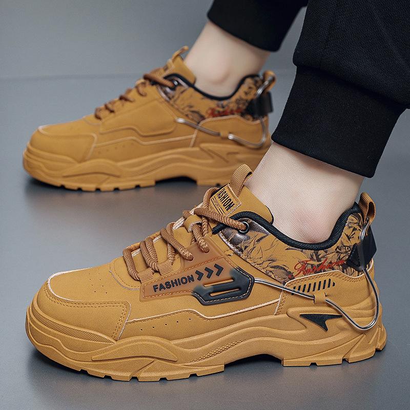 Nye Vår Herresko Trendy Fritidssko Student Løping Sportssko Herre Koreansk Stil Mote Pappa Sko