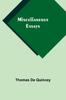Libro Miscellaneous Essays
