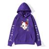 Mens Anime Hoodie Inspired By Demon Slayer Kamado Tanjirou Print Loose Fit Cotton Blend Winter Casual Sweatshirt