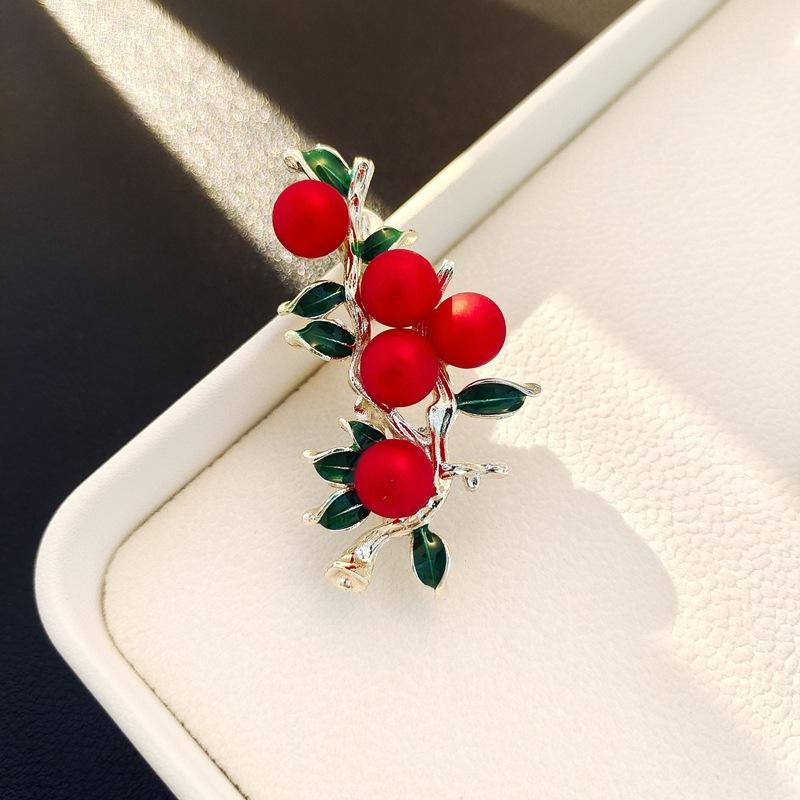 Ancient style auspicious clouds peony flower brooch elegant temperament high-end fashion corsage cheongsam Hanfu suit pin accessories