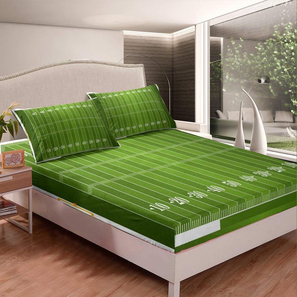 Excavator Pattern Bed Hat Three-Piece Digital Printing Bedding Bed Hat Three-Piece Set Children And Adults