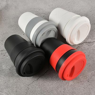 Water Cup Food Grade Heat Resistant PP All-Purpose Beverage Coffee Cup with Spiral Lid Home