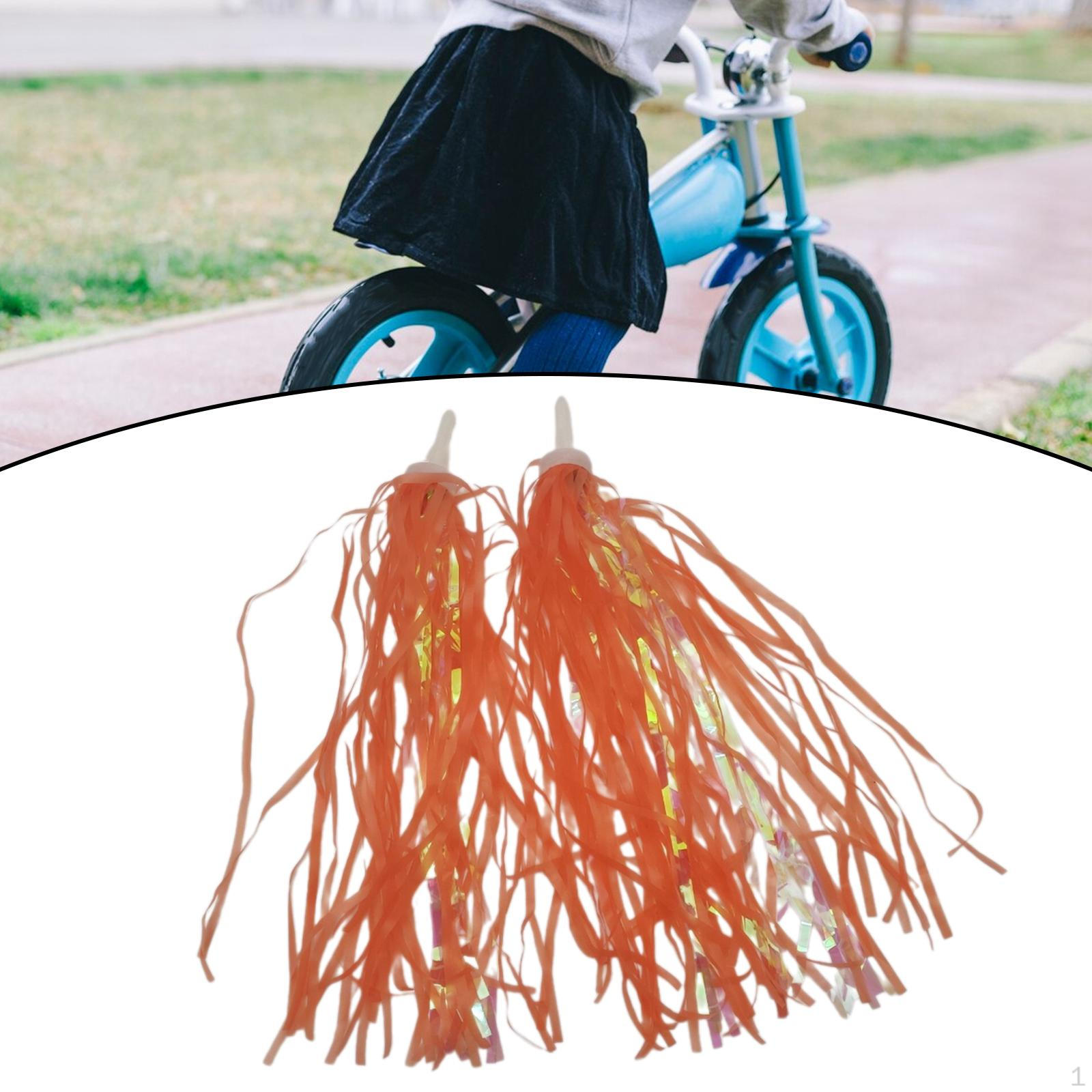 

Велосипедные ленты для детских велосипедов — забавные декоративные аксессуары оранжевый