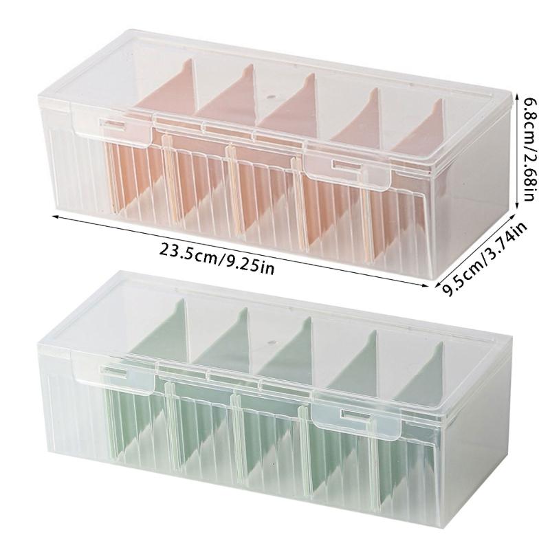 Verstellbares Fach Transparenter Kartenorganizer Schutzdeckel und Anpassbare Fächer zur Kategorisierung von Karteikarten Visitenkarten