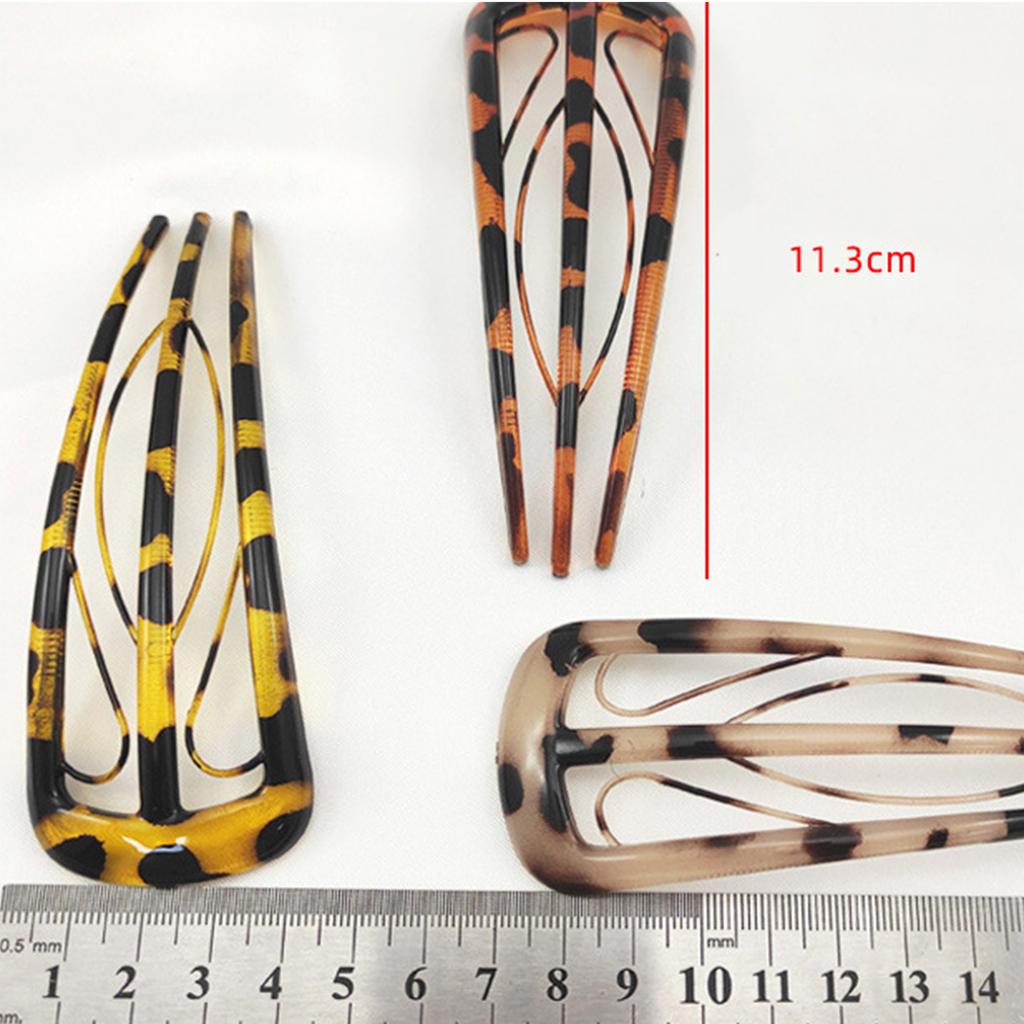 Traditional U-shape Hairpin for Women Plastic Hair Stick Combs and Sticks Hair Pin Nonslip Hair Clip Elegant Hair Decors