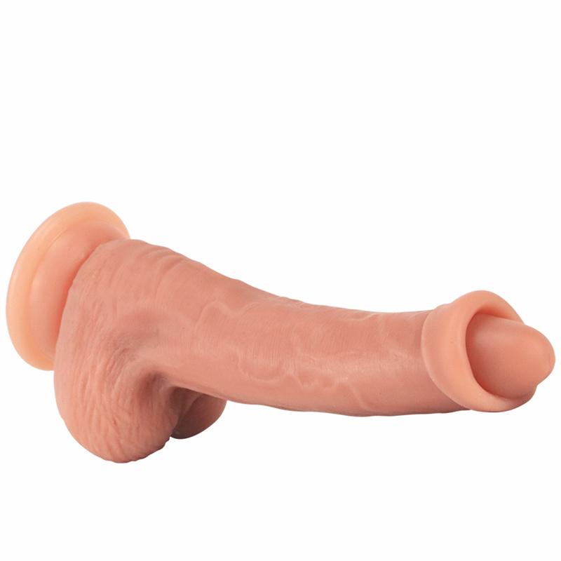 Liquid Silicone Exposed Glans Can Be Used To Push The Foreskin Head Fake Soft Penis for Fun Sex with Fake Penis Female Masturbation Device Orgasm