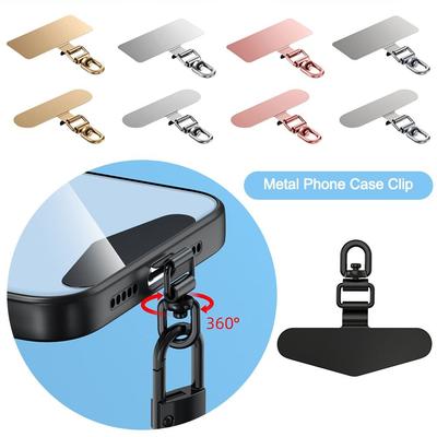 Ultracienki Klips do Smyczy na Telefon Łatka Obrotowy o 360° Klips do Etui na Telefon Komórkowy
