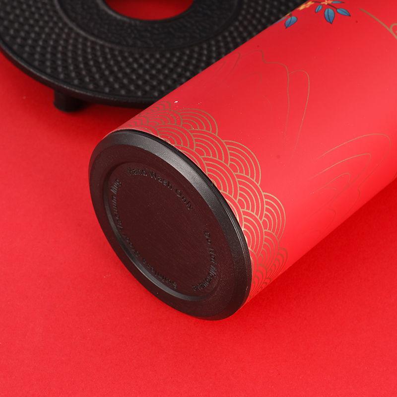 Chinese Style Smart Vacuum Flask Stainless Steel Male and Female Tea Separation Portable Tea Cup Vacuum Flask